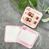 20/50 Sheets 6.5X6.3Cm Nails Packing Cardboard Handmade False Nail Design Swatch Show Cards Manicure Art Display Nailfie Prop