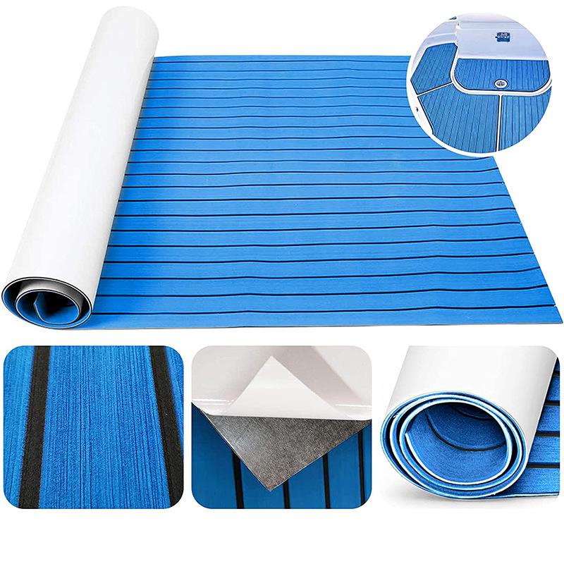 EVA Faux Teak Anti-Slip Yacht Mat for Outdoor Boat Decks