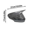 Car Decoration Door Mirror Cover For Volvo C30 C70 S40 S60 V40 V50 V70 2008-2010 Carbon Fiber Car Rearview Accessories