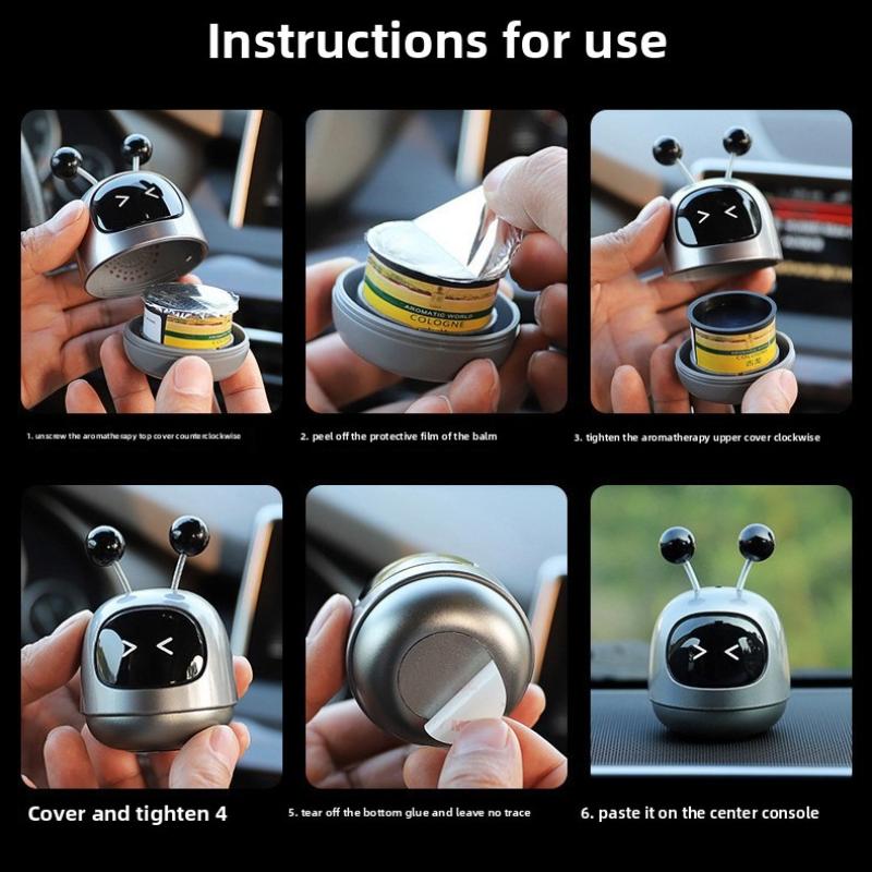 Car Aromatherapy Big Robot Car Perfume Long-lasting Light Fragrance Car Interior Supplies Car Aromatherapy Ornaments