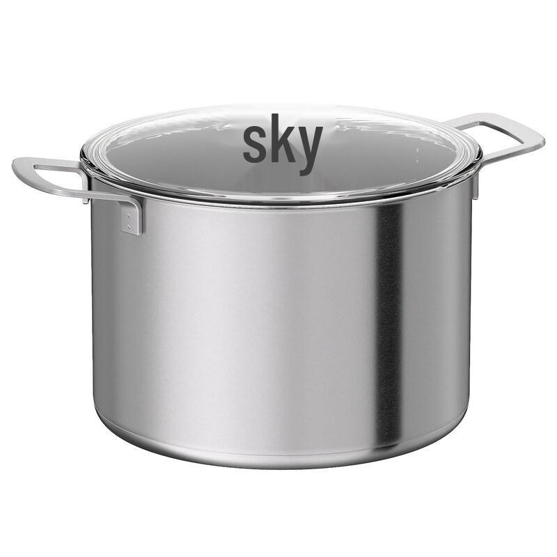 IKEA HÖGMODIG Stainless Steel Pot with Lid