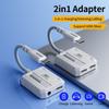 60W 2 In 1 USB C Adapter Type-C Interface Audio Adapter 2 In 1 Headphone Converter  Audio Equipment