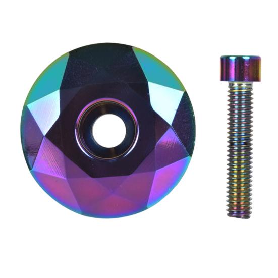 31.8MM Bicycle Headset Top Cap with Bolt CNC Aluminum Alloy MTB Mountain Road Bike Front Fork Stem Top Cover Bike Accessories