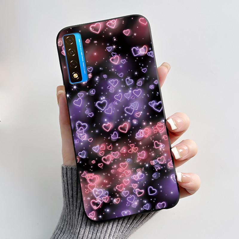 Case For TCL 20S 20L 20L+ 20 Pro 5G Luxury Cute Love Rabbit Funny Black Soft Silicone Phone Case For TCL20 20Pro 5G Back Cover