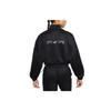 (WMNS) Nike Air Classic Logo Casual Baseball Jacket Black Women's DD5422-010