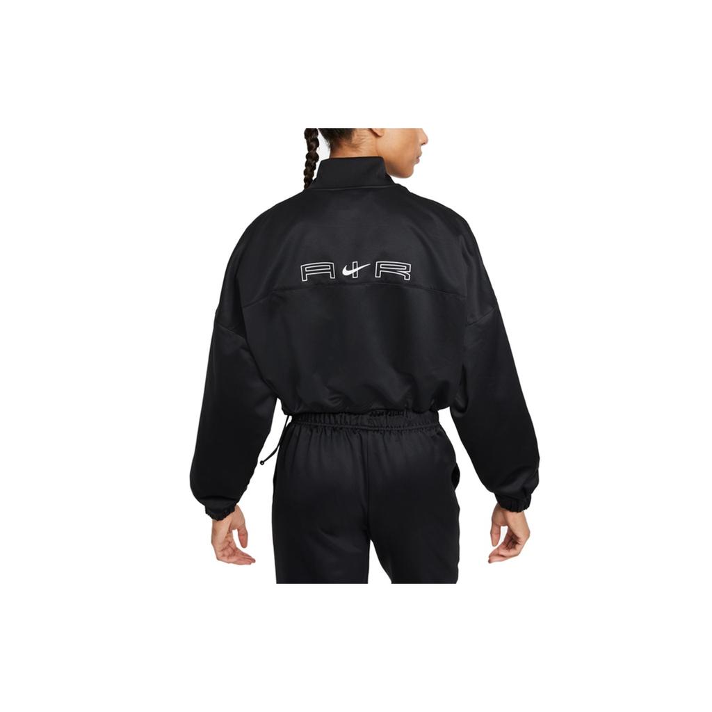 (WMNS) Nike Air Classic Logo Casual Baseball Jacket Black Women's DD5422-010