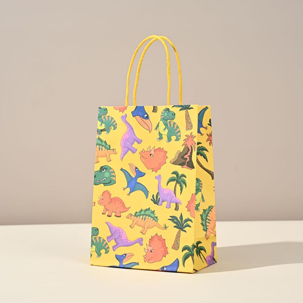 Customizable Kraft Paper Gift Bag for Christmas Catering and Coffee Takeaway