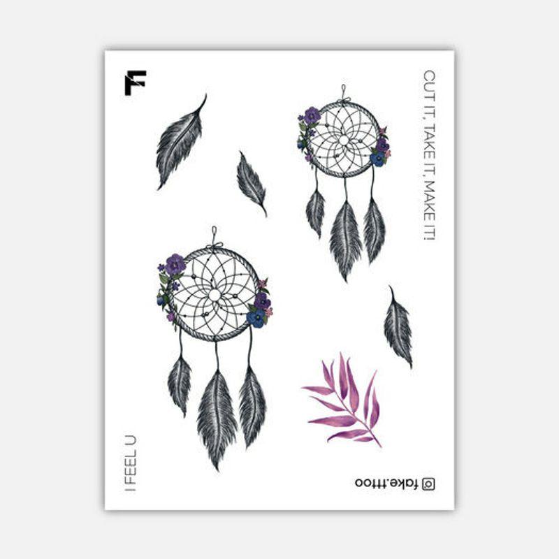 

Тату-наклейка «Ловец снов»