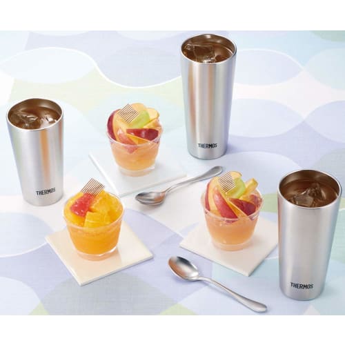 Thermos Vacuum Insulated Tumbler, 300ml, Stainless Steel, Set of 2, JDI-300P S