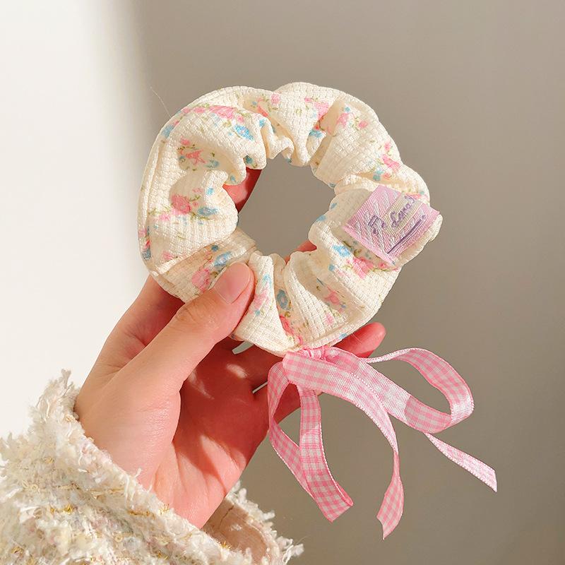 Cloth Sweet Flower Hair Band Sweet Flower Rubber Bands Rubber Bands Hair Ties Ponytail Holder Hair Accessories Hair Accessories