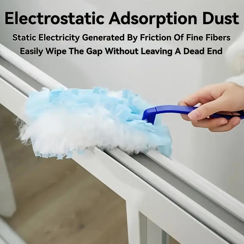 10/20/30/40 Pcs Disposable Static Dust Removal Brush Bedroom, Wall, Furniture, Electronics, Blinds, and Ceiling Fans Dust Removal Tool