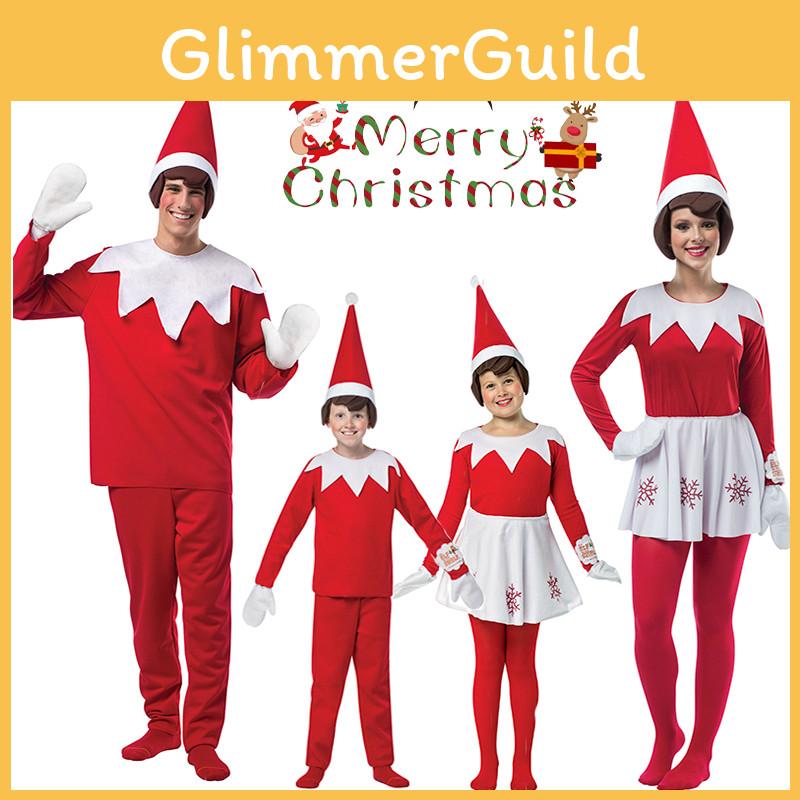 Soft And Breathable Cotton Elf On The Shelf Costume For Halloween