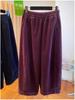 Premium Velvet Wide-Leg Cropped Pants for Women - Autumn/Winter 2026 New, Loose, Versatile, and Trendy