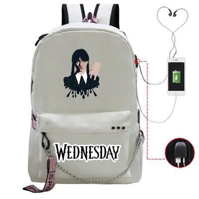 American Drama Surrounding Personality Trend Backpack Large Capacity Student Schoolbag Leisure Multi-Function