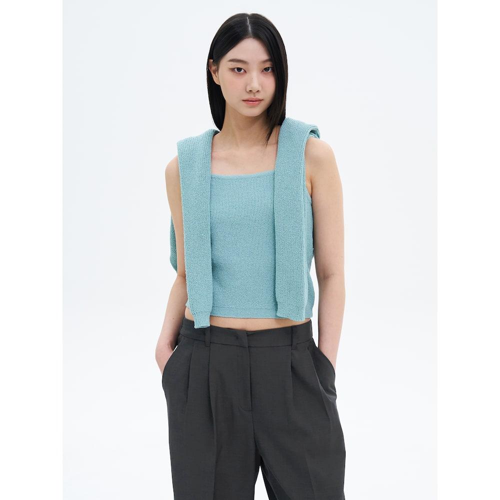 8Seconds Double Strap Sleeveless Pullover Light Green Light Green/S
