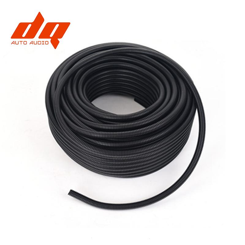 Tubo Corrugato Flessibile Isolato in Polietilene Nero Tubo Flessibile Tubo 7/10/13/15/21/25mm Diametro Canalina per Cavi Tubo Flessibile Plastico Divisibile 10m
