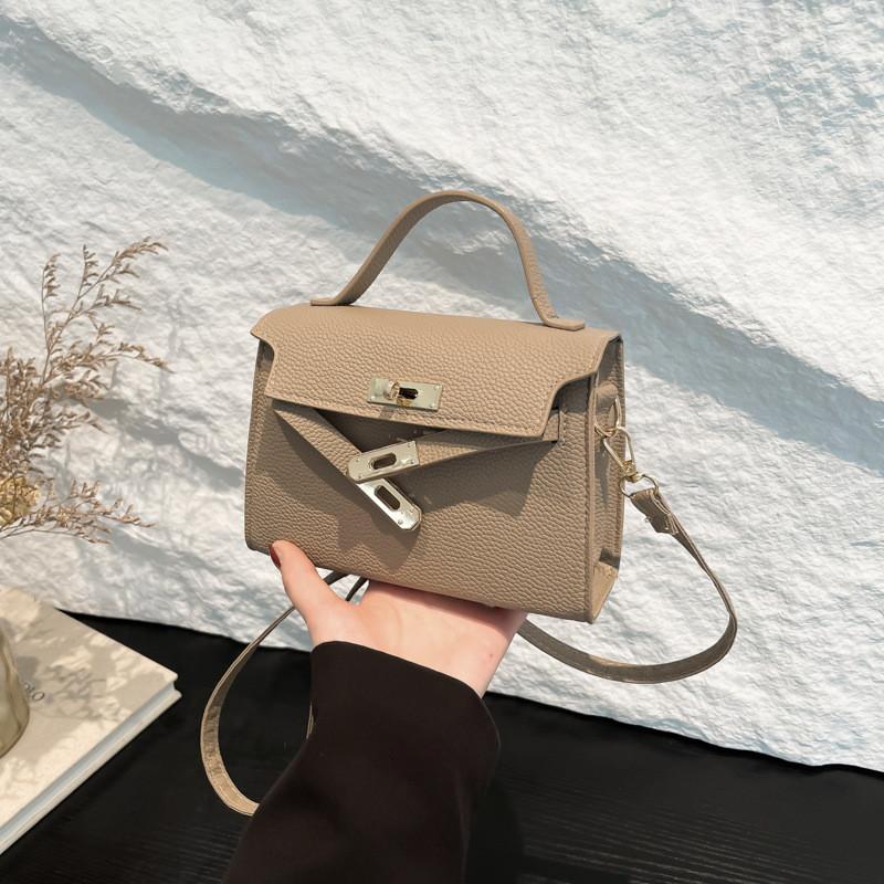Stylish Minimalist Korean Shoulder Crossbody Bag In Classic Black White Brown Khaki хаки