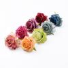 100 Pieces Wholesale Artificial Flowers Diy Bride Brooch Silk Roses Head Wedding Decorative Flowers Wall Fake Plants Home Decor