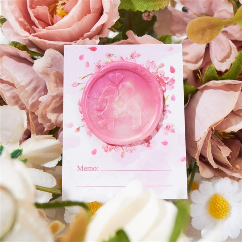 Retro Wax Seal Stamp Bees Heart Love Sealing Waxed Stamp for Invitation Envelopes Cards Photo Letter Decoration