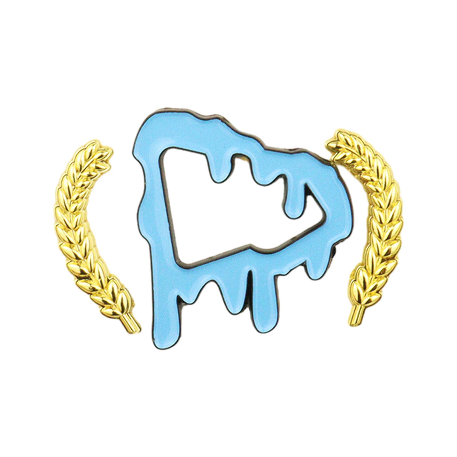 

Металлический мексиканский эмалевый значок Украшение в виде колоса пшеницы Ретро значок Креативные броши с запекаемой краской Значки на лацкан для шляпы Декор H