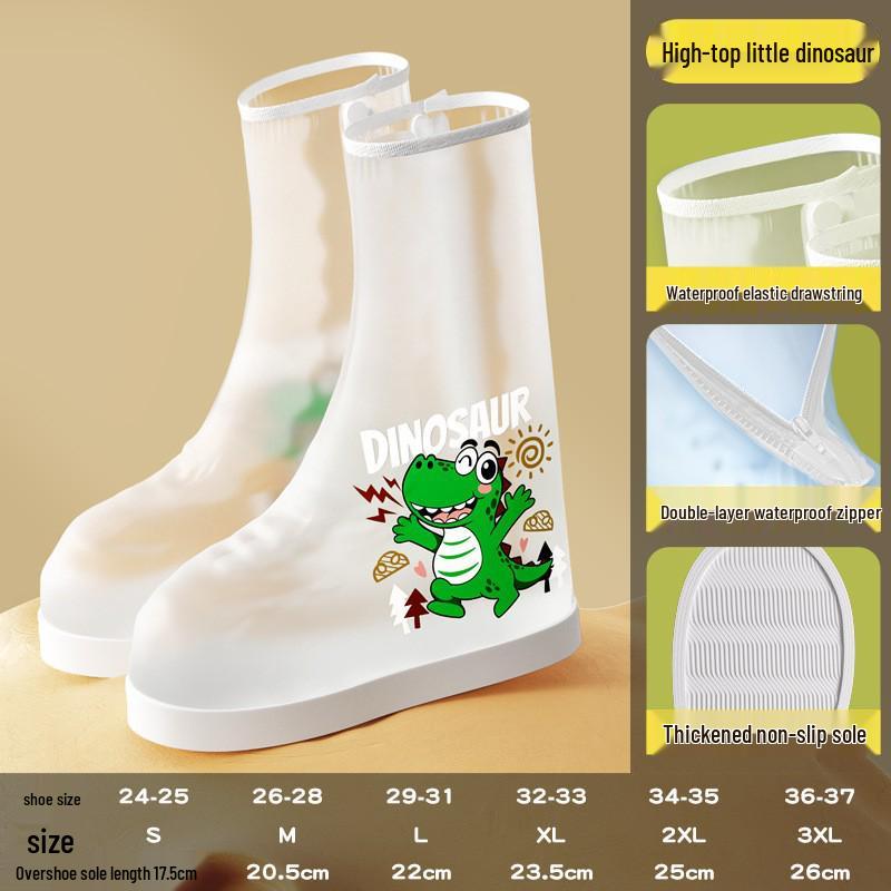 

Многоразовые Нескользящие Чехлы для Резиновых Сапог - Водонепроницаемые, Утолщенные, Износостойкие для Детей, Женщин и Мужчин M