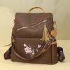New Backpack Guochao Ethnic Fashion Commuter Schoolbag Large Capacity Women's Simple Casual Shoulder Bag Travel Bag