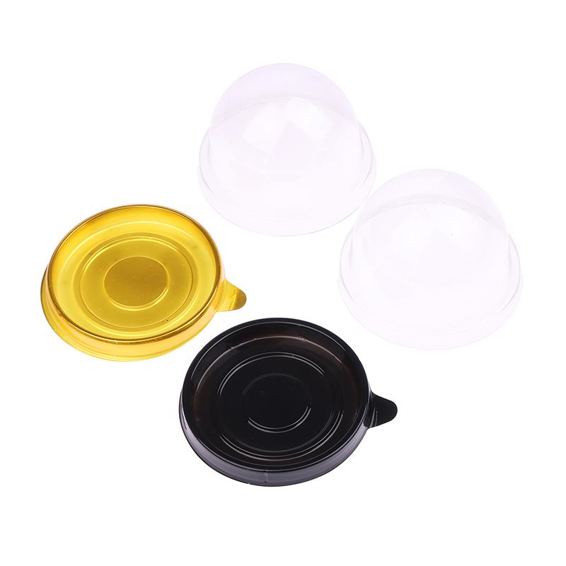 10Pcs Clear Plastic Mini Cupcake Boxes Muffin Pod Dome Container Muffin Boy για Γαμήλια Γενέθλια Διακοσμήσεις ψησίματος