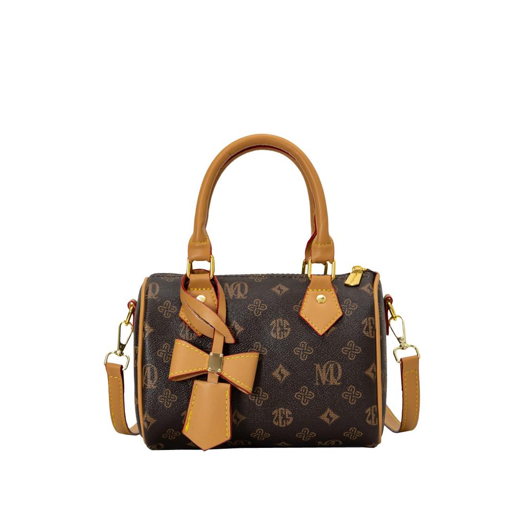 Wholesale Fashion Personality Printed Portable Pillow Bag Women's Casual Versatile Temperament Commuter Boston Bag