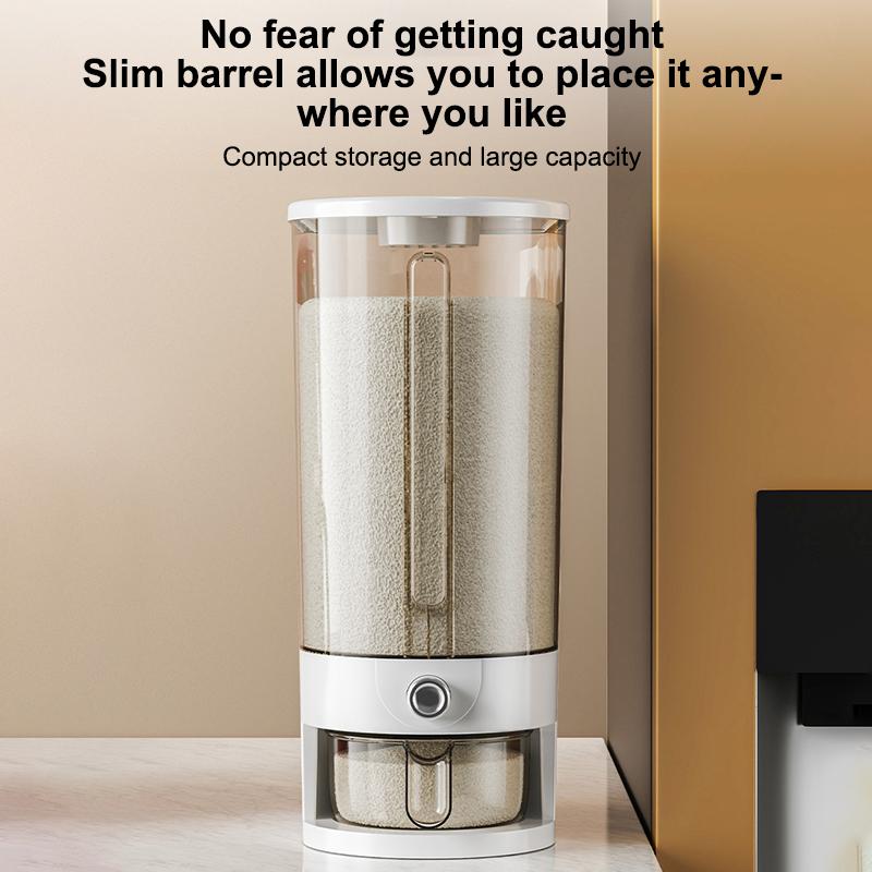 High-End Pressed Rice Bucket Insect-Proof Moisture-Proof Sealed Household Food-Grade Rice Box Flour Storage Container