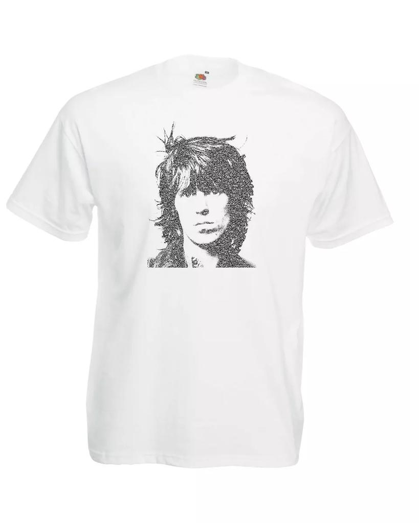 Keith Richards Rolling Stones Song Titles T Shirt Mick Jagger Bill Wyman Keef