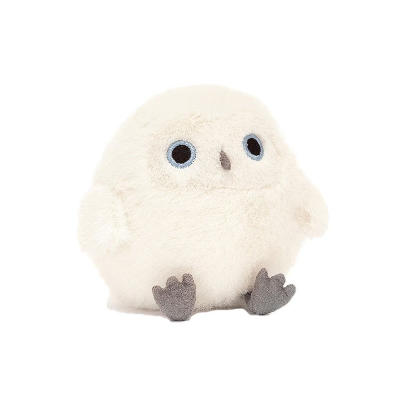 

JELLYCAT Bird Series Animal White Owl Companion Doll Plush Doll 11cm Height Box Not Included