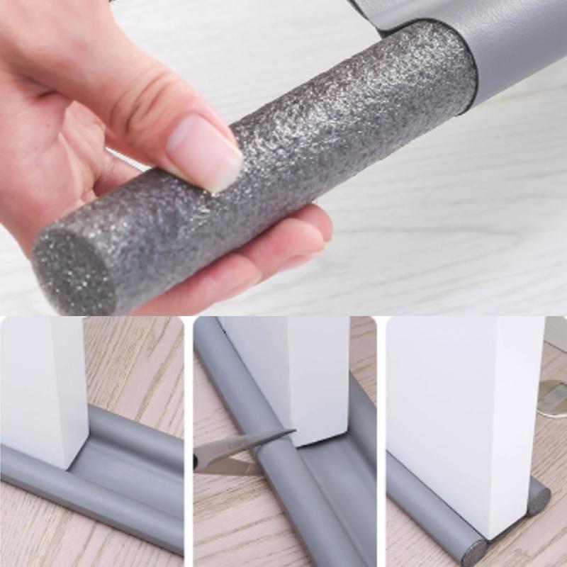 Bottom Door Under Seal Windproof Strip Draught Excluder Stopper Blocker Guard