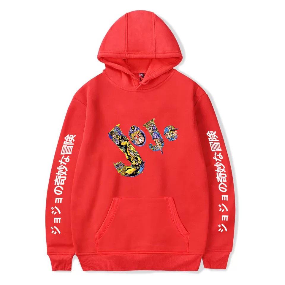JOJO's Bizarre Adventure Spring/Autumn Printed Loose Hoodie