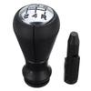 Car Gear Shifter Knob Leather Stick Car Gear Shifter Manual 5 Speed Shift Lever For Peugeot 106 206 306 406 407 107 207 307 205