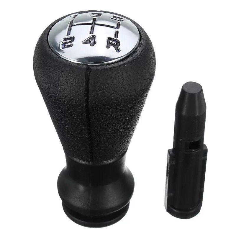 Car Gear Shifter Knob Leather Stick Car Gear Shifter Manual 5 Speed Shift Lever For Peugeot 106 206 306 406 407 107 207 307 205