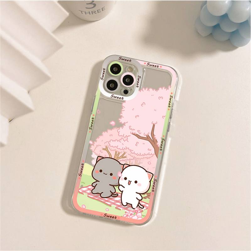 

Чехол для телефона Mochi Peach Cat для iPhone 11 12 13 Mini Pro Max 14 Pro Max Чехол-оболочка iphone14