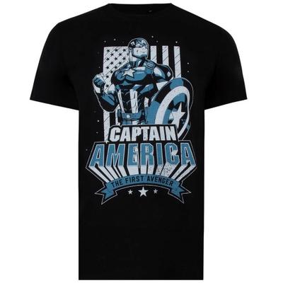 Mens The First Avenger Flag T-Shirt