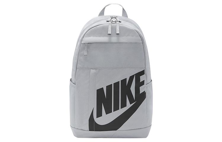 Nike Polyester Backpack Regular Unisex Silver Gray DD0559-012