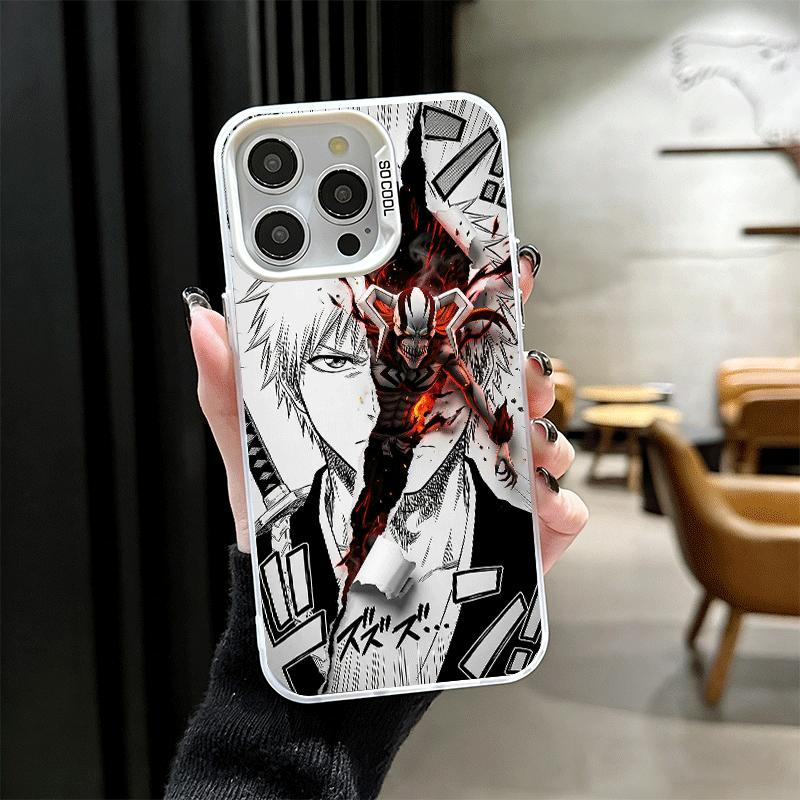 Bleach Kurosaki Ichigo Soft Phone Case for iPhone 15 16 17 Pro Max 17Air 16E 14 Plus 13 12 Mini Shockproof Cover Back Shell