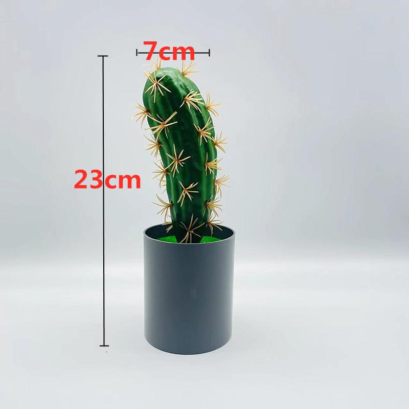 Artificial Cactus Simulation Green Plant Bonsai For Indoor And Decor Desktop