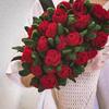 Rose Bouquet Blanket Soft Light Romantic Knitted Dual-Function Home Decor Present For Friends Family