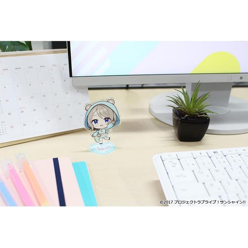 Seasonal Plants Love Live! Sunshine!! Puchi Choco Acrylic Stand You Watanabe Animal Costume 90mm x 90mm Acrylic