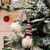 Christmas Decoration Holiday Knitted Hat with Light No Face Doll Pendant Atmosphere Decoration Glow Old Man Small Doll Pendant