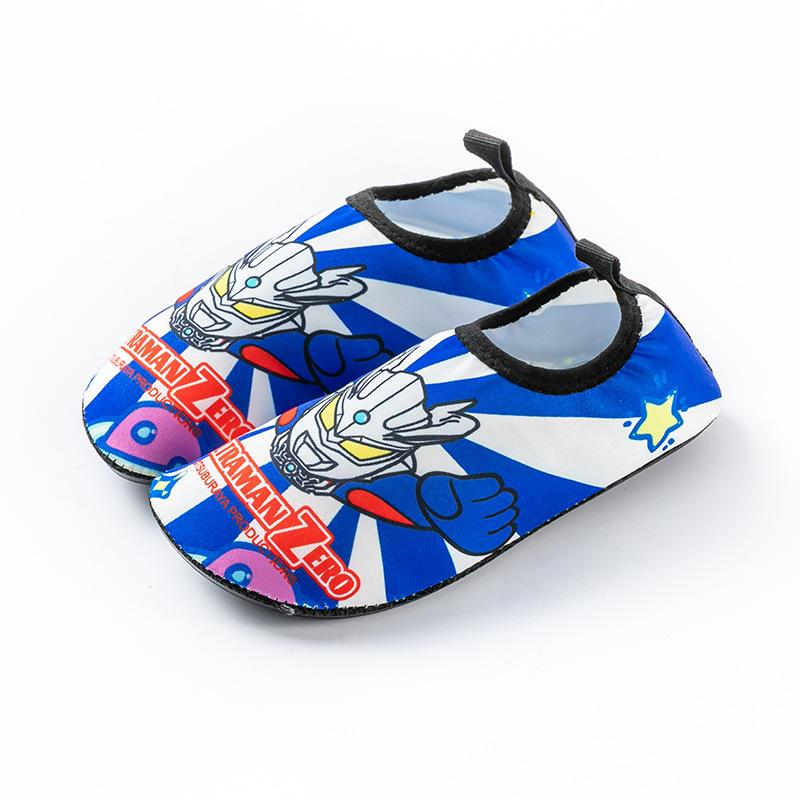 Ultraman Children's Creek Shoes Soft Sole Portable Quick-drying Beach Shoes Cerro Parent-child Shoes Bag and Children's Slippers