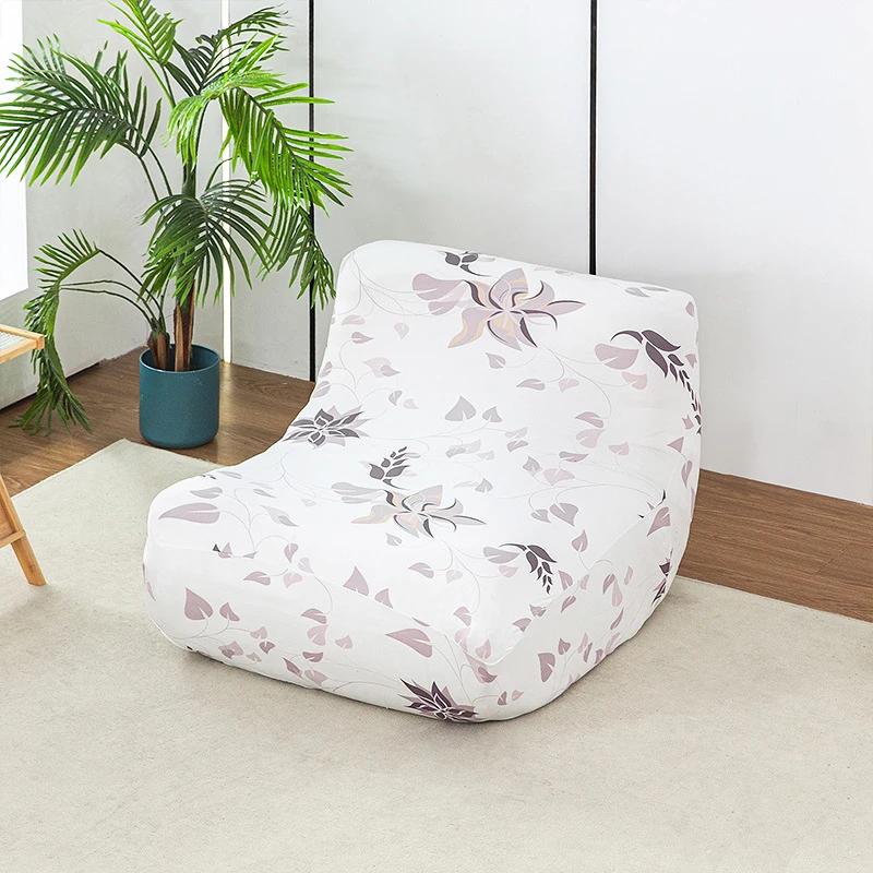 Lazy Sofa Cover Elastic Milk Silk Caterpillar Sofa Cover Relaxing Sofa Slipcovers All Inclusive Lounge Couch Protective Case
