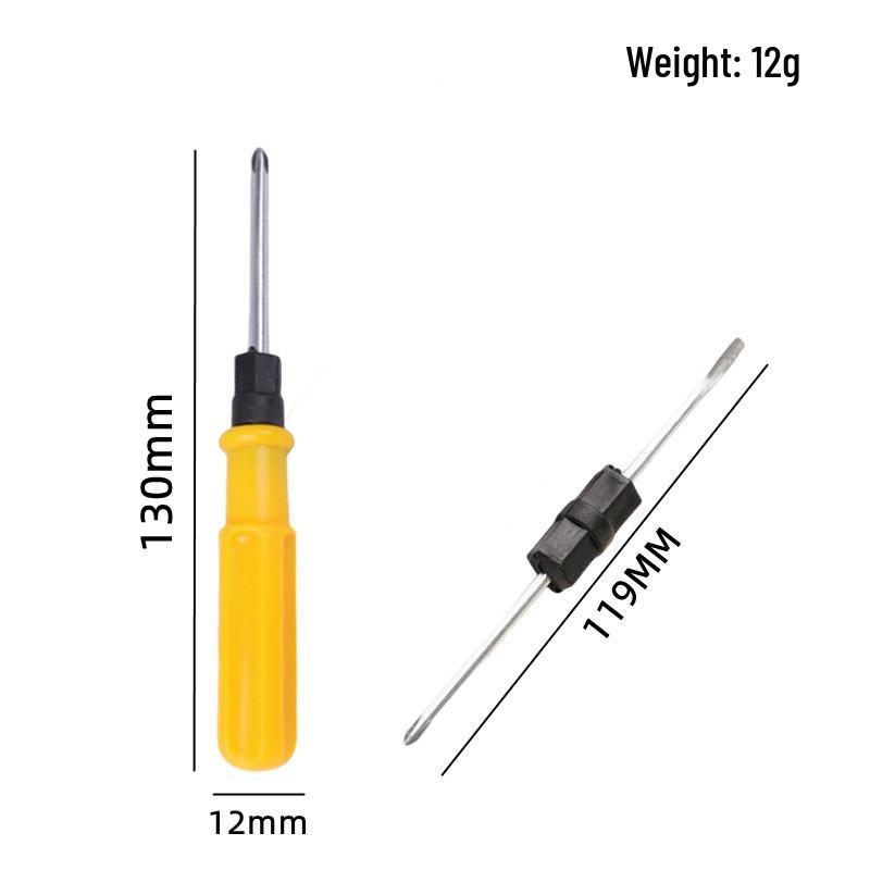 Dual-ended Phillips & Torx Screwdriver Set: Includes 3  & 4  Flathead and Phillips for Versatile Repair.