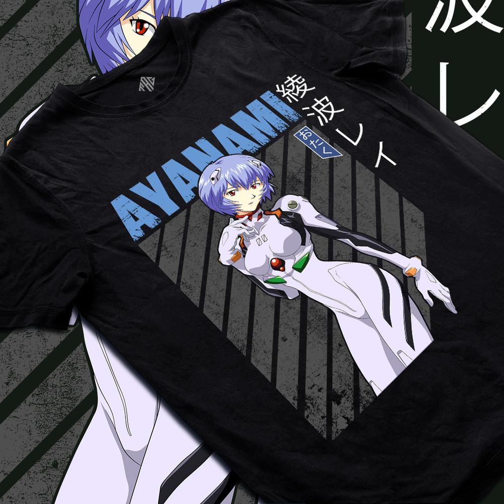 Rei Ayanami Tee Neon Genesis Evangelion Anime Girl T-Shirt