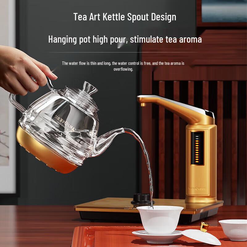 Kamjove Smart Automatic Glass Electric Tea Kettle CN plug (adapter included)