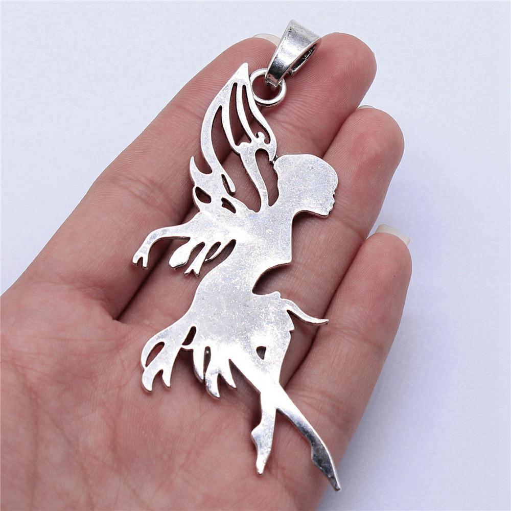 Big Angel Charms Pendant Couple Jewelry Unusual Gifts For