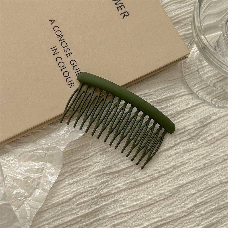 Damen Mattierter Einsatz Kamm Haarspange für Frizziges Haar - Stirnband & Seitenpony Organizer